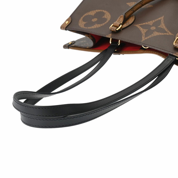 Louis Vuitton Monogram Giant On the Go Tote Brown Reverse Canvas Handbag - Picture 5 of 12